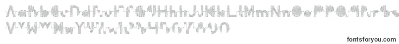 Oscilloscope-Schriftart – Breite Schriften