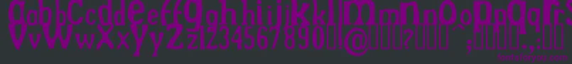 DrekNormal Font – Purple Fonts on Black Background