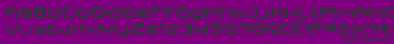 SendCash Font – Black Fonts on Purple Background