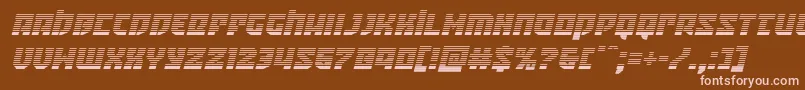 Crazyivangradital Font – Pink Fonts on Brown Background