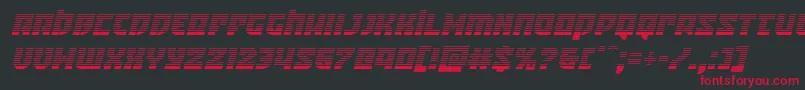 Crazyivangradital Font – Red Fonts on Black Background