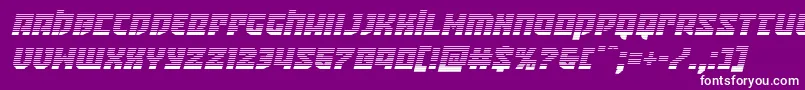 Crazyivangradital Font – White Fonts on Purple Background