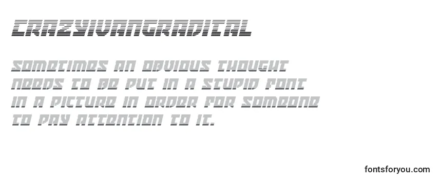Crazyivangradital Font