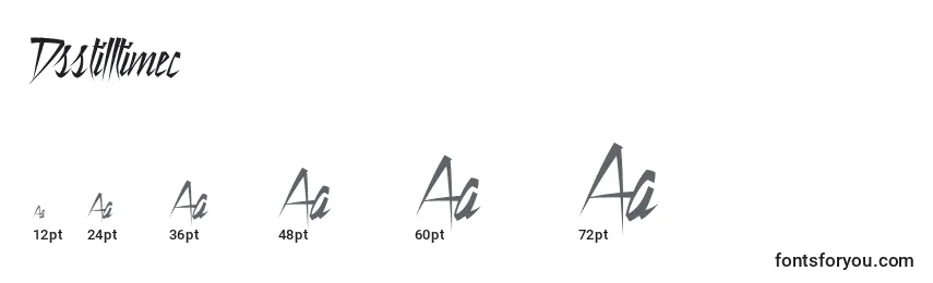 Dsstilltimec Font Sizes