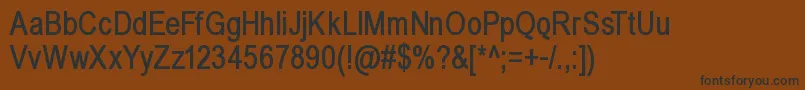 BabelsansBold Font – Black Fonts on Brown Background
