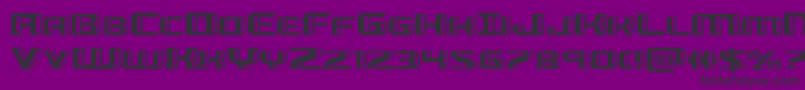 Greasegunexpand Font – Black Fonts on Purple Background