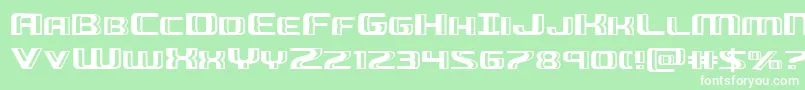 Greasegunexpand Font – White Fonts on Green Background