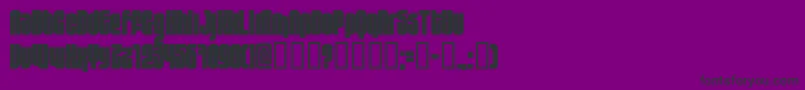 10 (3) Font – Black Fonts on Purple Background