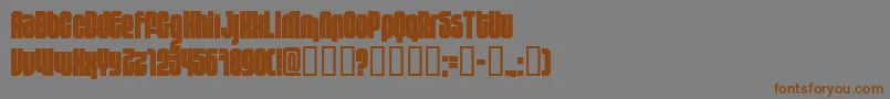 10 (3) Font – Brown Fonts on Gray Background