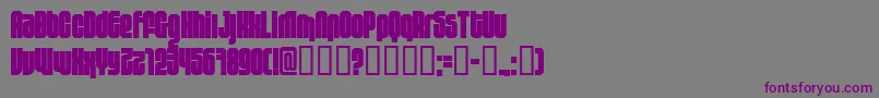 10 (3) Font – Purple Fonts on Gray Background