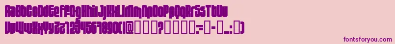 10 (3) Font – Purple Fonts on Pink Background