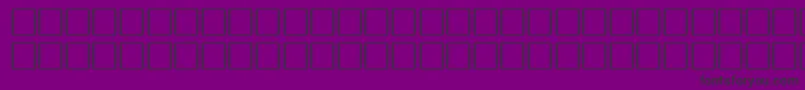 フォントNoble – 紫の背景に黒い文字