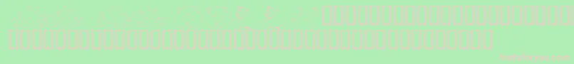 KrScrappinBears Font – Pink Fonts on Green Background