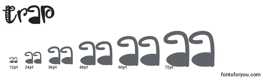 Trap Font Sizes