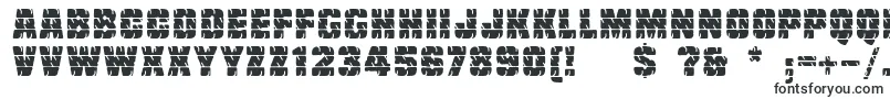 Linotypetruckz-Schriftart – verstümmelte Schriftarten