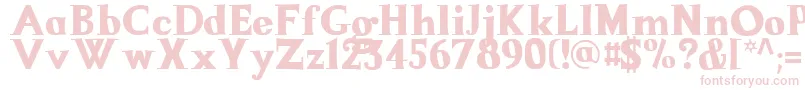 LaMamucha Font – Pink Fonts on White Background