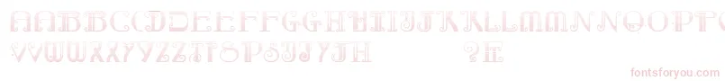 RebimbocaGradient-Schriftart – Rosa Schriften auf weißem Hintergrund