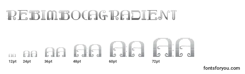 RebimbocaGradient Font Sizes