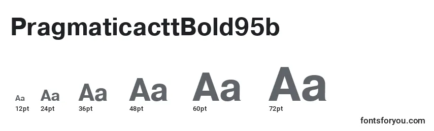 PragmaticacttBold95b Font Sizes