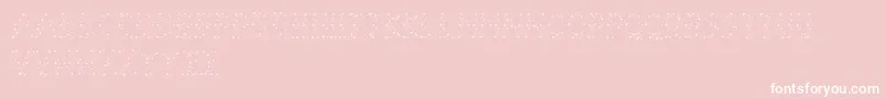 Mandystation Font – White Fonts on Pink Background