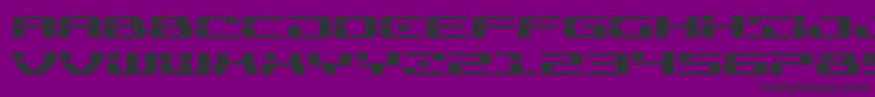 Troopersexpand Font – Black Fonts on Purple Background