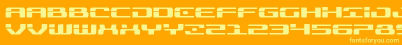 fuente Troopersexpand – Fuentes Amarillas Sobre Fondo Naranja