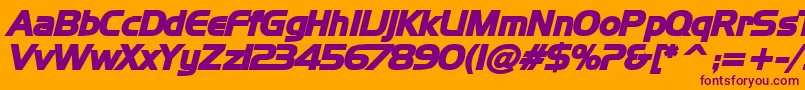 More about Newtowbi Font Newtowbi Font – Purple Fonts on Orange Background