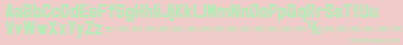 StrikerEurekaCutPersonalUse Font – Green Fonts on Pink Background