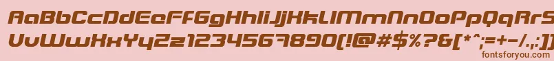 More about Blasteri Font Blasteri Font – Brown Fonts on Pink Background