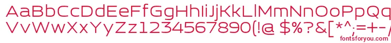 EsqaderoFfCy4fRegular Font – Red Fonts