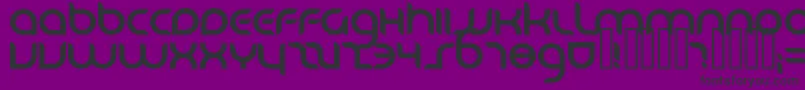 Danube Font – Black Fonts on Purple Background