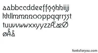 Aerolite font – norwegian Fonts