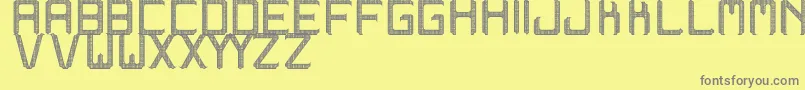 WestrangaSt Font – Gray Fonts on Yellow Background