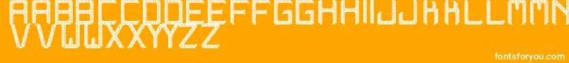 WestrangaSt Font – White Fonts on Orange Background