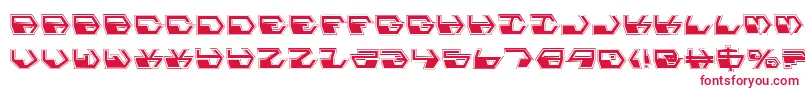 DeranianPro Font – Red Fonts on White Background