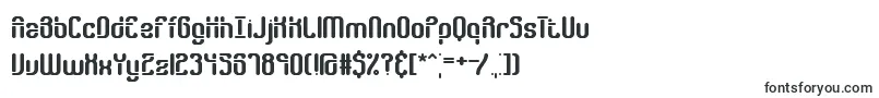 Шрифт Gathrgap – очень узкие шрифты