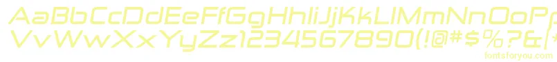 ZektonexBolditalic Font – Yellow Fonts