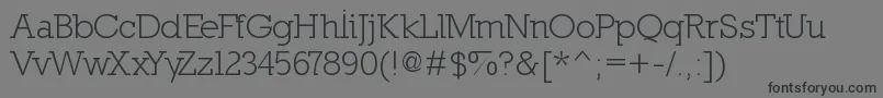 Nilland Font – Black Fonts on Gray Background