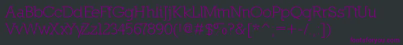 Nilland Font – Purple Fonts on Black Background