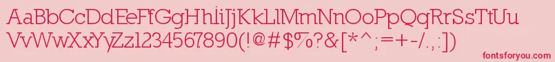 Nilland Font – Red Fonts on Pink Background