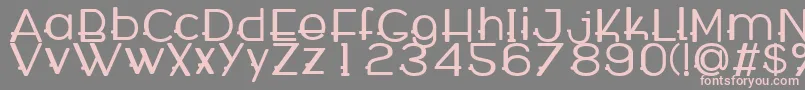 WabecoBold Font – Pink Fonts on Gray Background