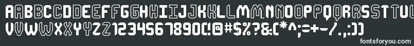 DhonjakoSt-fontti – valkoiset fontit