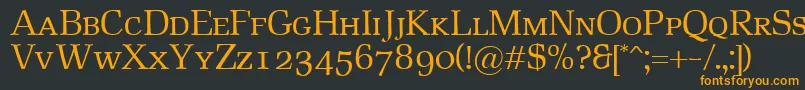 More about RustikaSc Font RustikaSc Font – Orange Fonts on Black Background