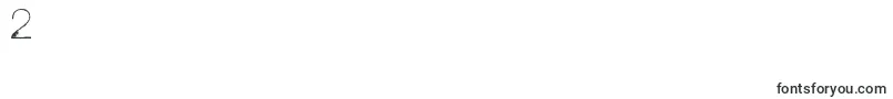 フォントThePoison – フォント数字2