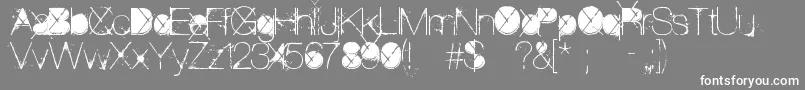 ThePoison Font – White Fonts on Gray Background