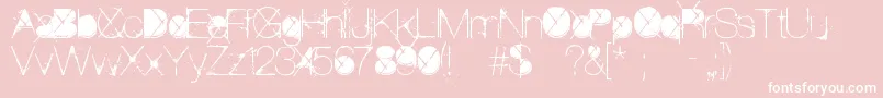 ThePoison Font – White Fonts on Pink Background