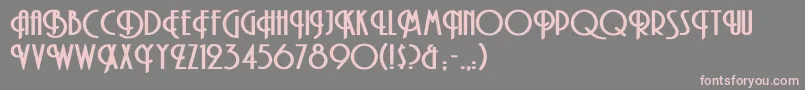 Saiba mais sobre a fonte TibetExtendedBold Fonte TibetExtendedBold – fontes rosa em um fundo cinza
