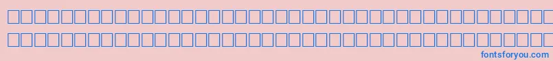Шрифт QuickRegular – синие шрифты на розовом фоне