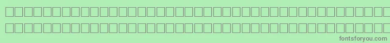 Шрифт QuickRegular – серые шрифты на зелёном фоне