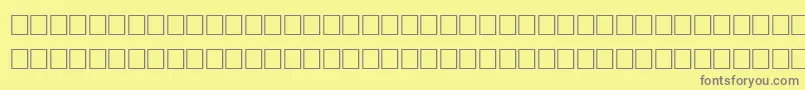 Шрифт QuickRegular – серые шрифты на жёлтом фоне